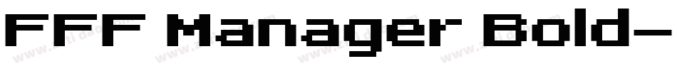 FFF Manager Bold字体转换